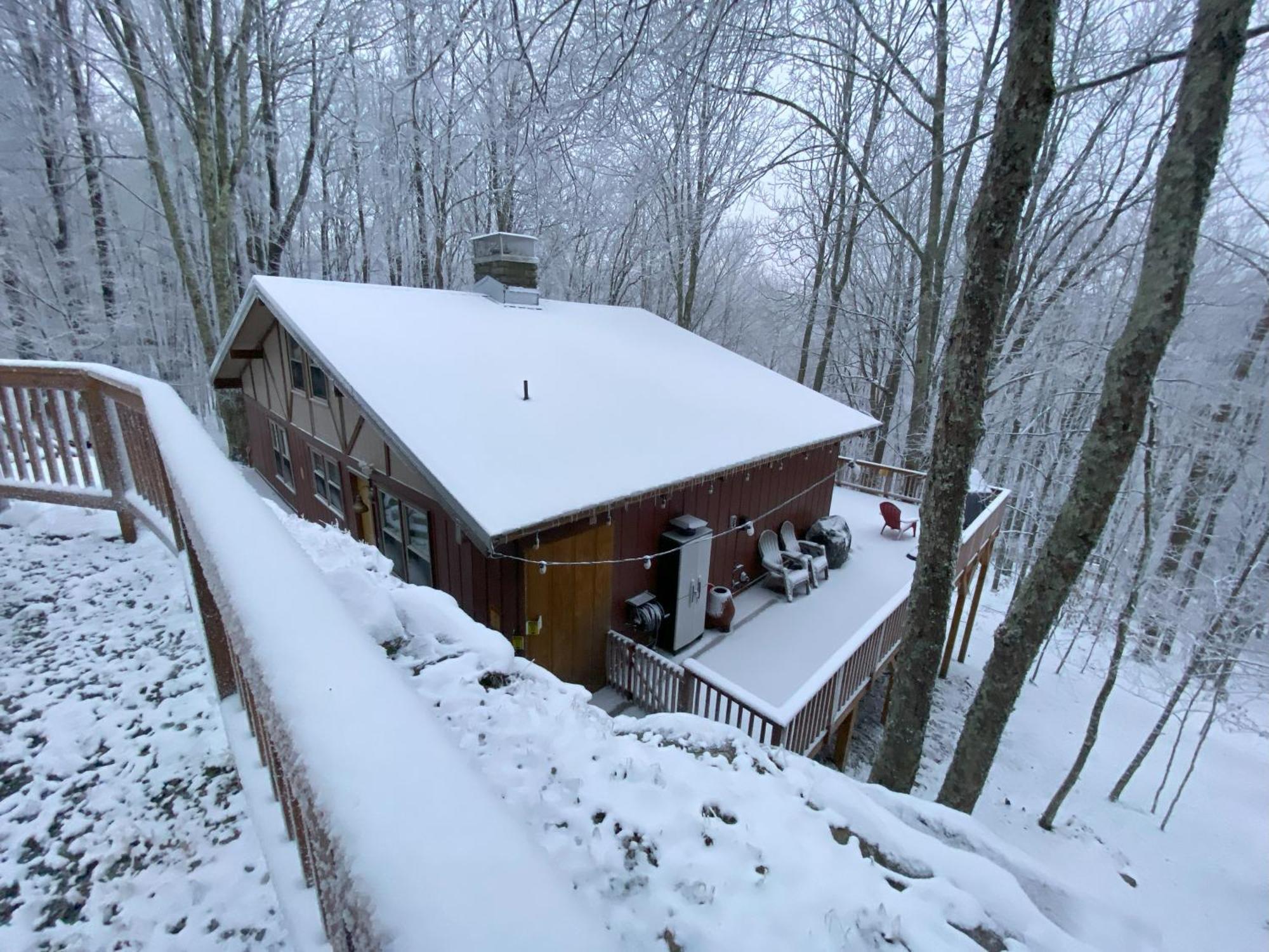 Cozy Cabin With Boosted Wi-Fi บีชเมาน์เทน ภายนอก รูปภาพ